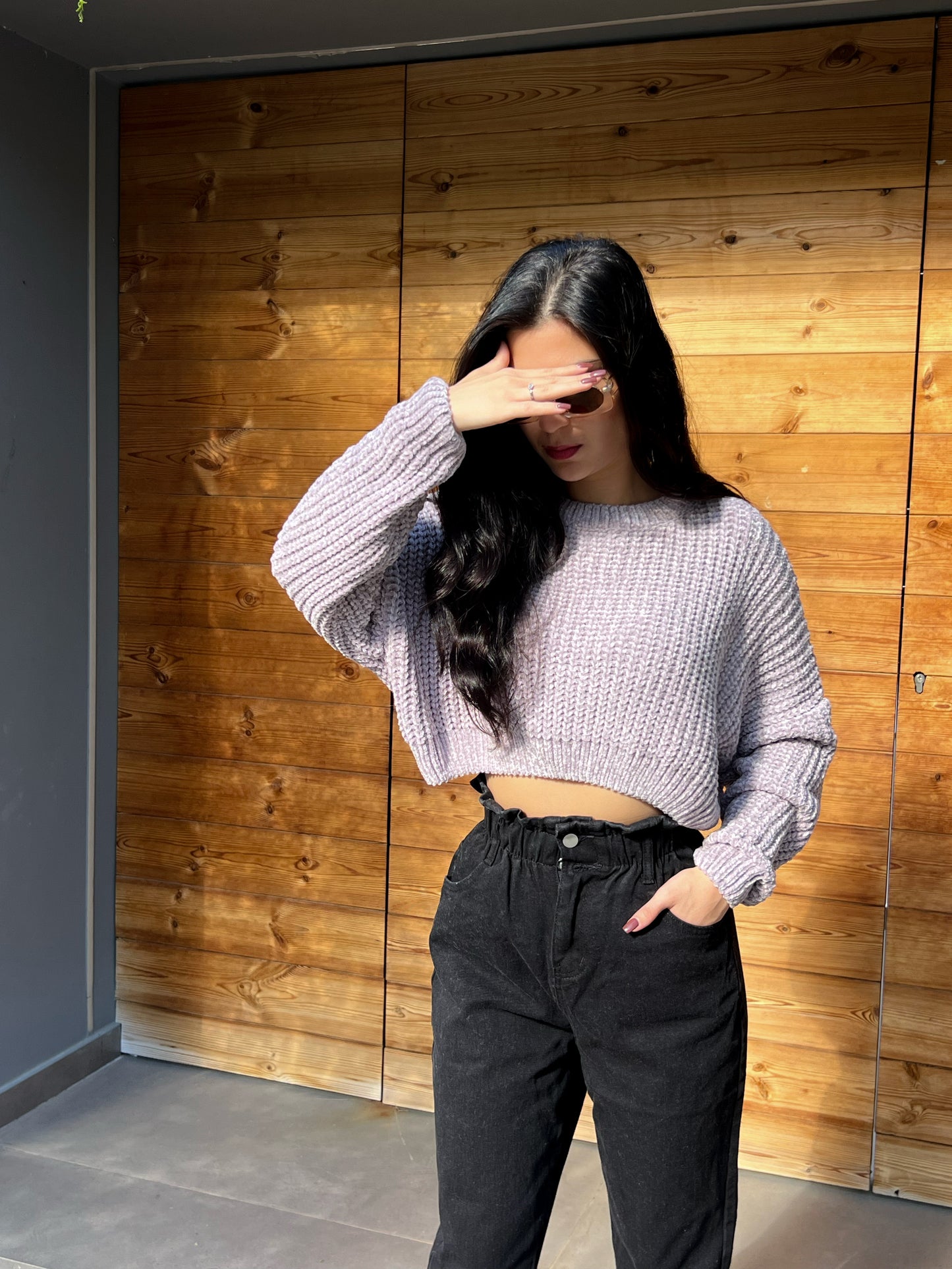 ELLIE CROP SWEATER